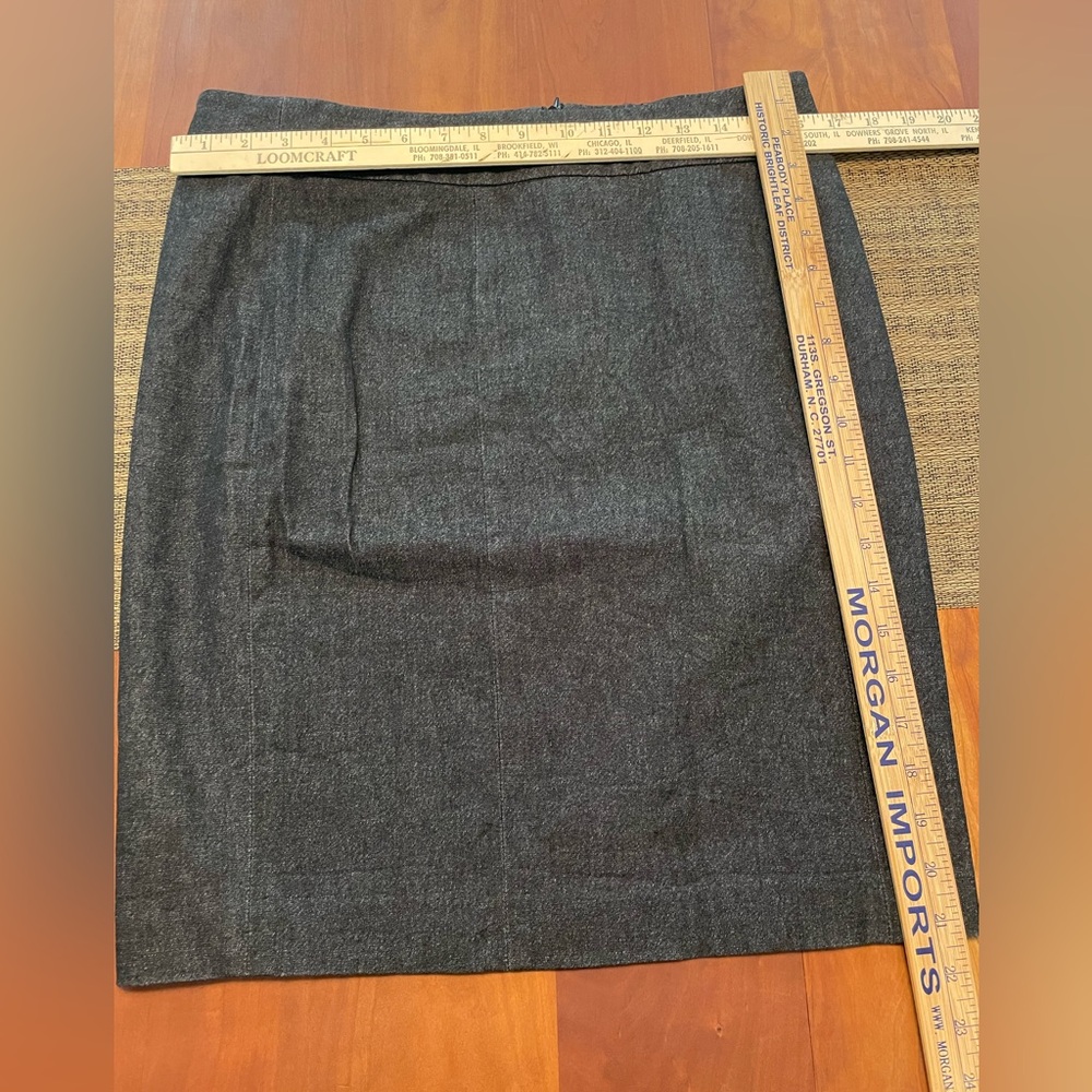 Vince Light Stretch Denim Straight Skirt